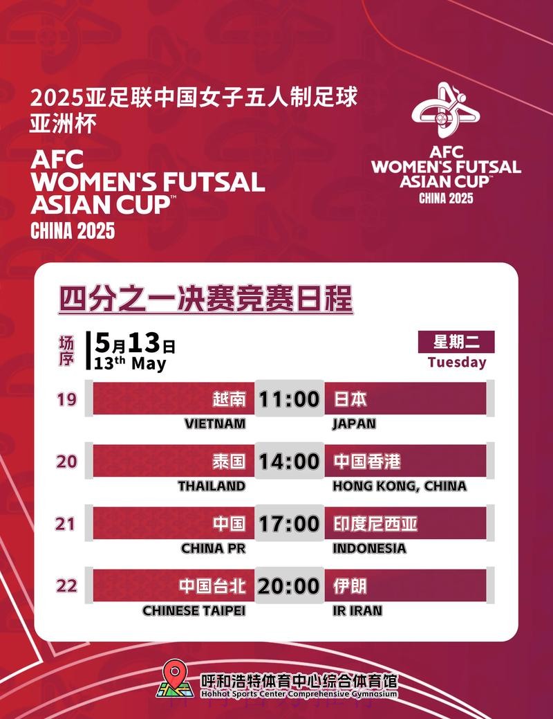 2025女五亚洲杯分组、赛程敲定 12队竞争女五世界杯入场券 2025女五亚洲杯分组、赛程敲定 12队竞争女五世界杯入场券
